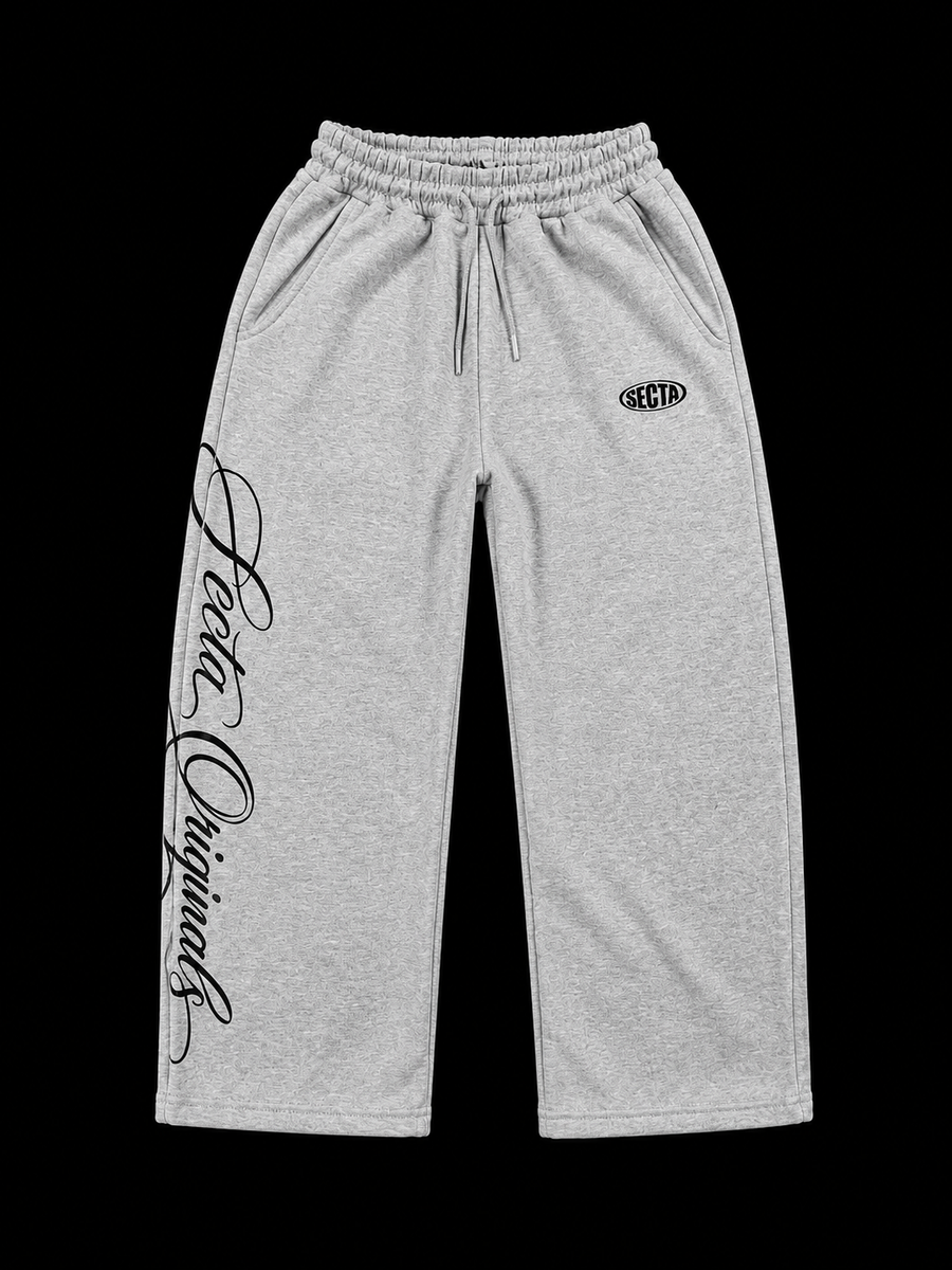 Secta 003 Gri Yazlık Baggy Eşofman Altı