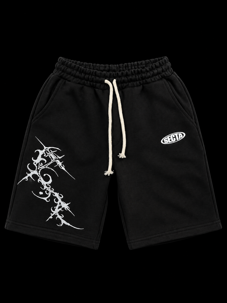 Secta 004 Siyah Oversize Şort